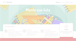 Desktop Screenshot of listasescolares.com.br